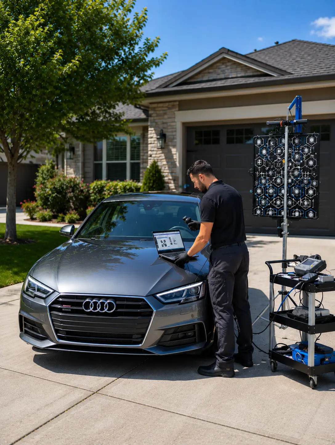 ADAS calibration support by Buena Park Auto Glass in Buena Park, CA