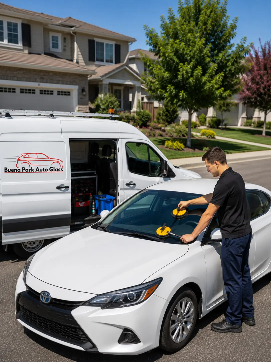 Windshield replacement service by Buena Park Auto Glass in Buena Park, CA